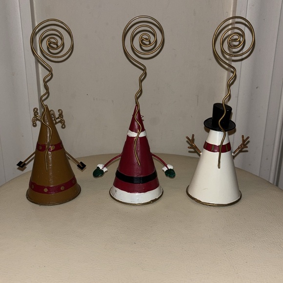 Set of 3 Holiday Card/Photo Holders - Picture 3 of 5